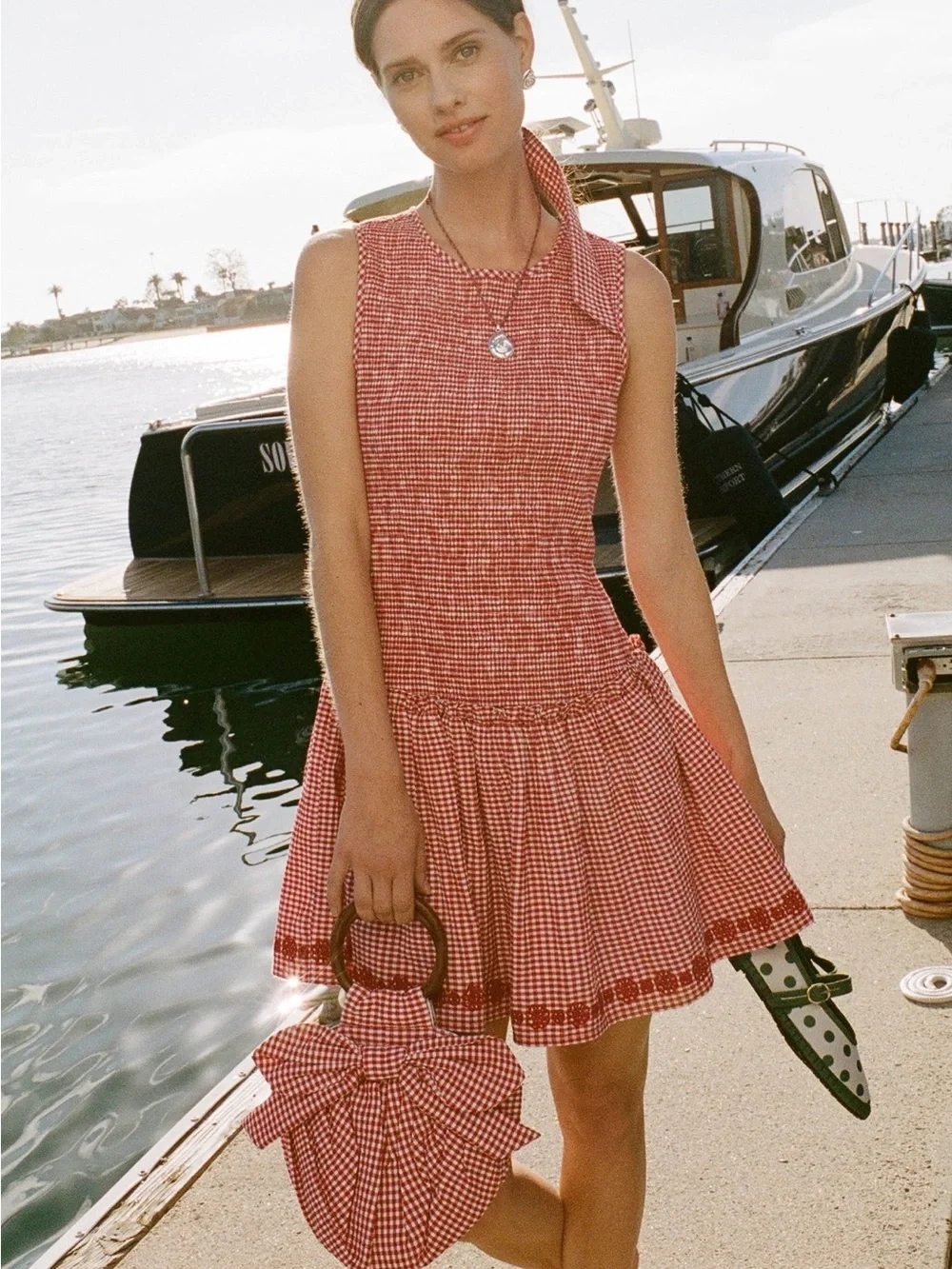 Roller Rabbit Gingham Isla Dress - Picture 1 of 7